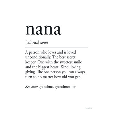 "Nana", art textuel sur toile tendue