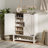 6-Tier Farmhouse Shoe Storage Cabinet-441064111
