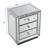 Damiyan 22'' W Glass Nightstand