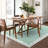 Scalloped Machine Washable Rug Modern Solid Floor Mats with Non-Slip Backing, Stain-Resistant Low Pile Accent Rug, Contemporary Indoor Carpet for Living Room, Bedroom, Office-1726297443