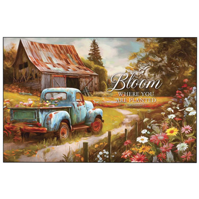 Wall Plaque Bloom Where You Are Planted