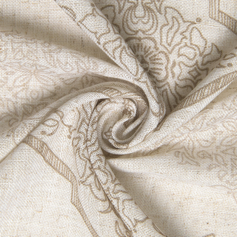 Rideau occultant en polyester Allize (panneau simple), Beige