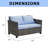 50 " W Loveseat with Cushions-93747667