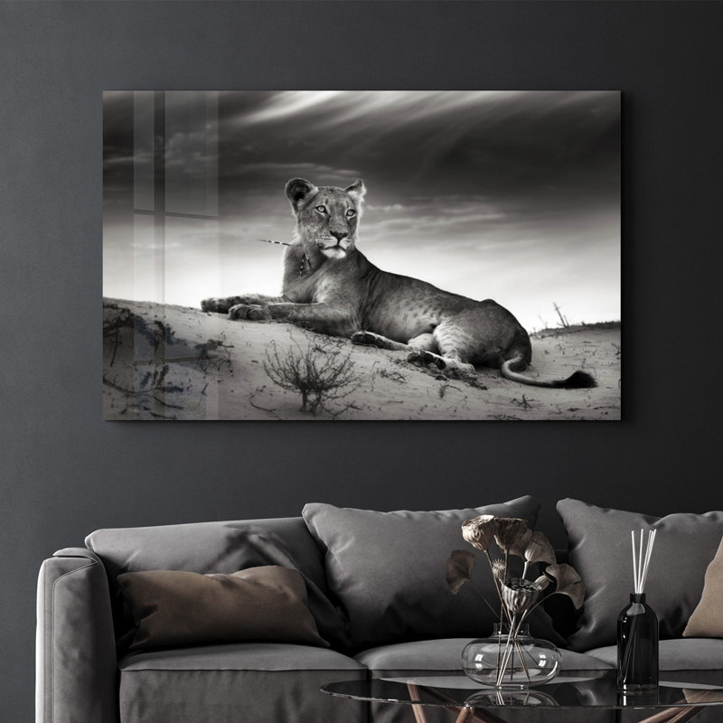 Élégante peinture murale en verre trempé de 13,8 po x 21,7 po | 100% verre trempé, épaisseur: 0,16 pouce | Imprimé UV pour des couleurs éclatantes | Parfait pour la décoration intérieure, le salon et les espaces de bureau
