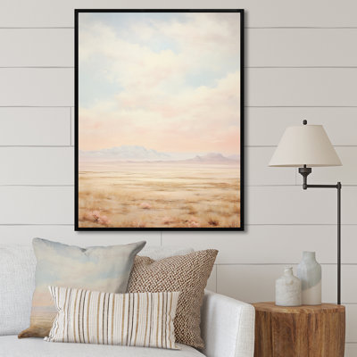 «Pastel Plains Of Tranquility I», reproduction sur toile