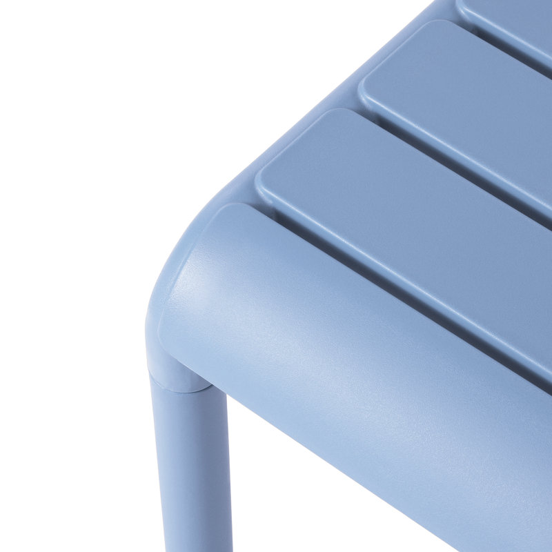 Square Outdoor Side Table, French Blue