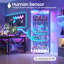 4-Tier Corner Display Cabinet with RGB Light Modes and Motion Sensor-426257709