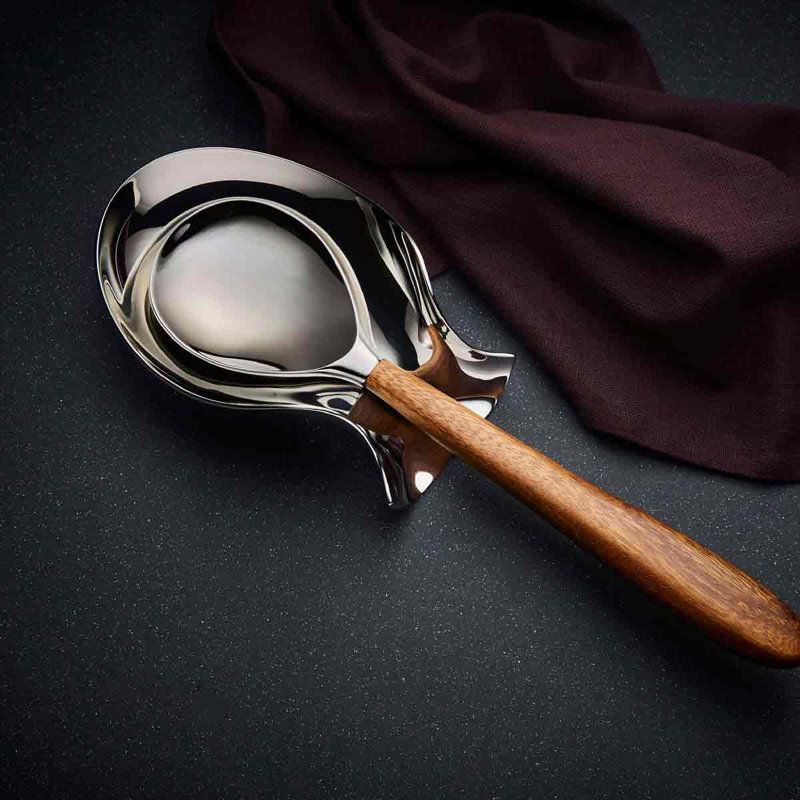 Nambe Curvo Spoon Rest