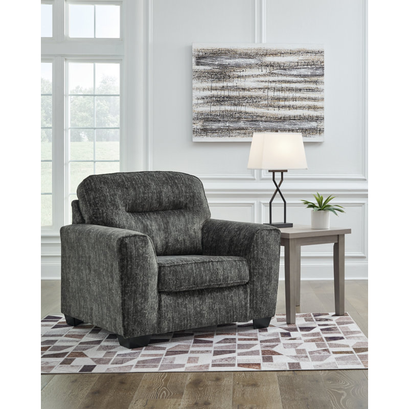 Upholstered Accent Chair, Gray