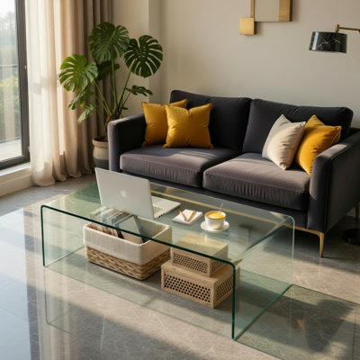Glass Top Coffee Table