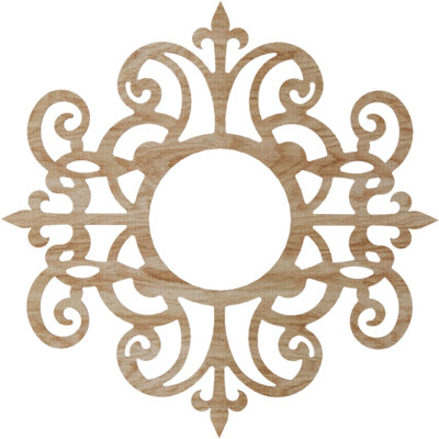 Dijon Wood Fretwork Pierced Ceiling Medallion