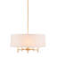 Lustre 5 lumières à abat-jour tambour-1086650872-1086650873