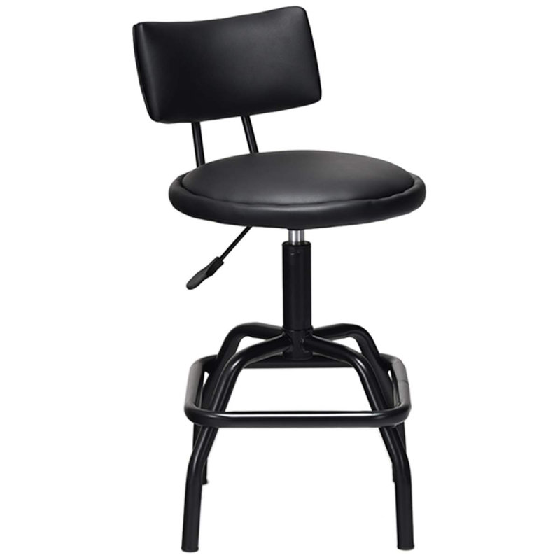 Tabouret de bar rotatif à hauteur ajustable Hetrick