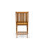 Ensemble repas 5 pièces pour patio comprenant une table rectangulaire d'extérieur en bois d'acacia et 4 chaises d'appoint pliantes, 40 x 72 pouces, huile naturelle-949177679