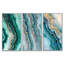 «Agate Dream River III - Green Geode», ensemble de 3 toiles d'art encadrées-129076633-129076636