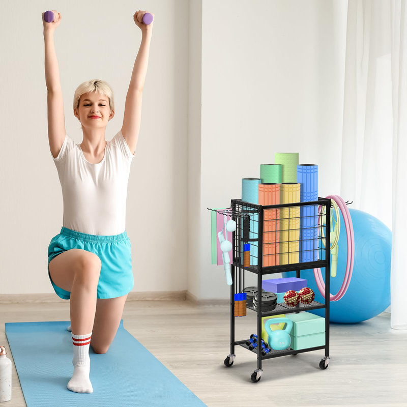Metal Freestanding Sports Rack