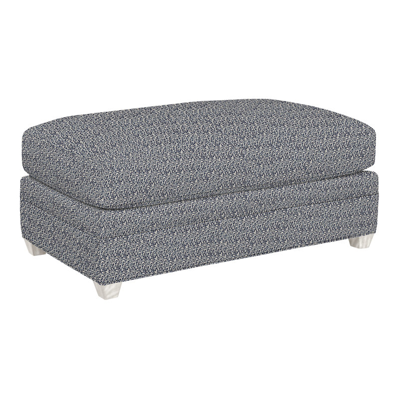 Fairgrove Ottoman, Casa Blanca, Tuck Graphite, No