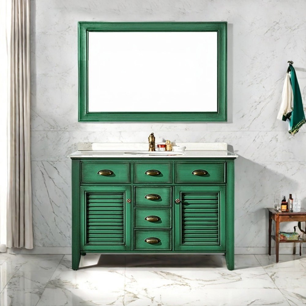 Backop American style vintage bathroom cabinet. | Wayfair
