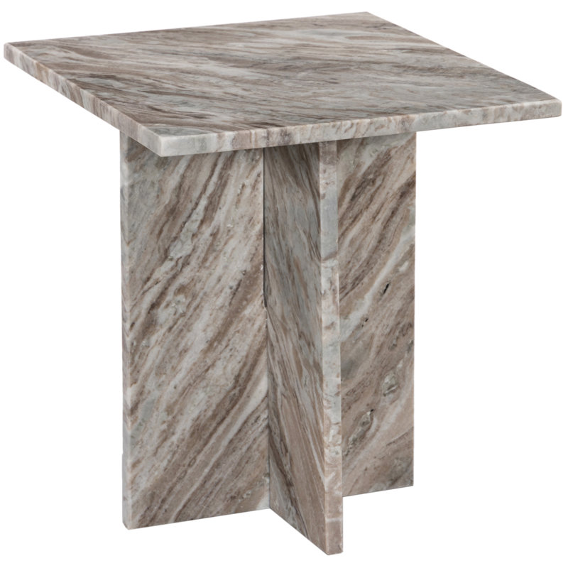 Table de bout Verona Cain, Brun