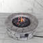 Fibre Reinforced Concrete Outdoor Fire Pit(Stone Grey)