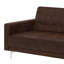 Finnegan 5 Seater Faux Leather Sofa Bed-203433024-203433025