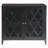 Black Console Table with Shelf Inside