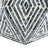 Maverick Hexagon End Table with Diamond Design