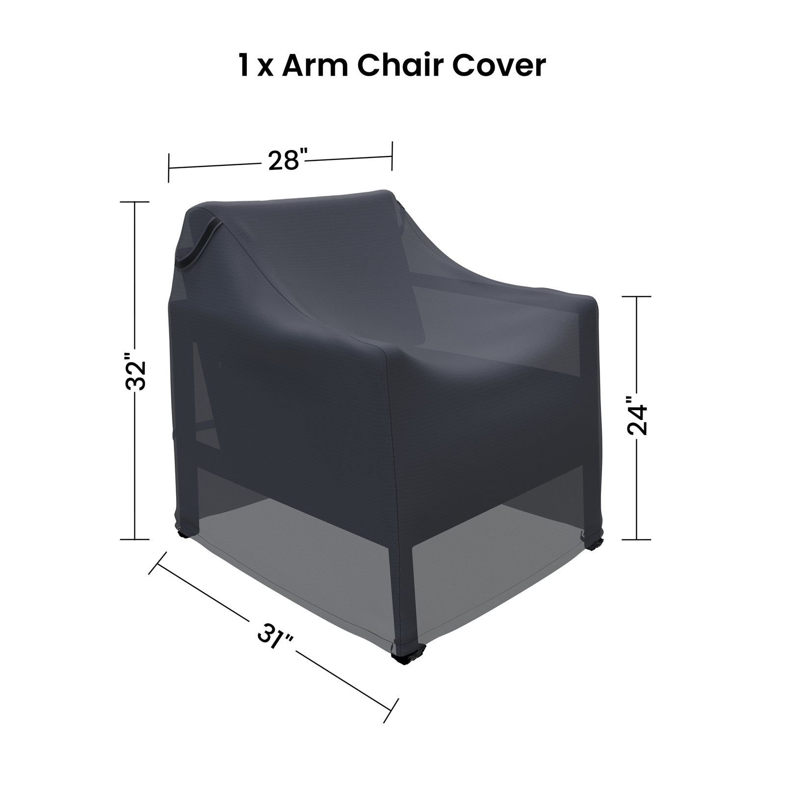 Ardo Aluminum Outdoor Patio Chair Cover