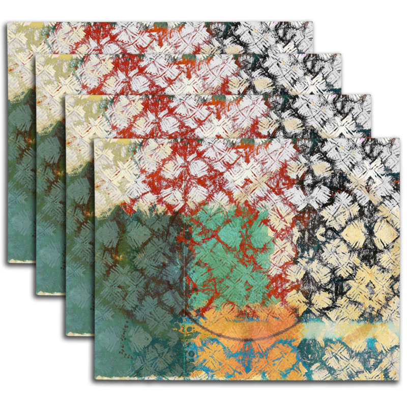 Napperon abstrait en polyester