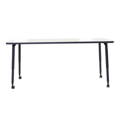 Table d'activité rectangulaire 24 x 48 avec pieds fuselés réglables Adapte