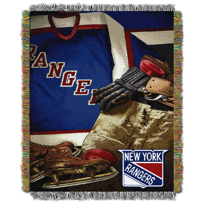 NHL Hand Woven Throw Blanket