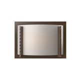 Vertical Bars Forged Flush Mounted Sconce