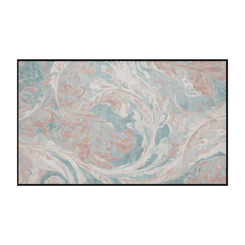 Tapis gris lavable à la machine, Rectangulaire 3 pi x 5 pi