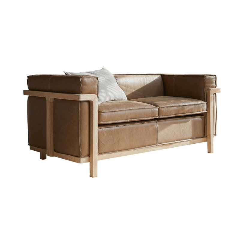 Cobbelwood Leather Loveseat