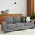 Velours gris velours