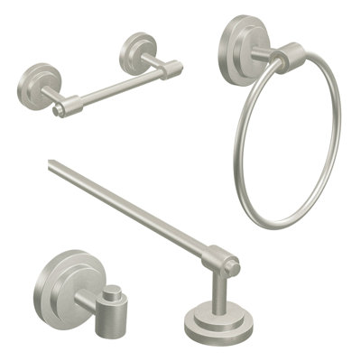 Iso 4 Piece Bathroom Hardware Set