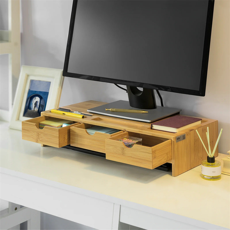 Manufactured Wood Monitor Stand