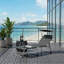 Revêtement de sol extérieur imperméable 12 po x 12 po pour terrasse, balcon, cour et garage-133763827