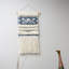 Applique murale en laine et coton macramé avec tringle incluse