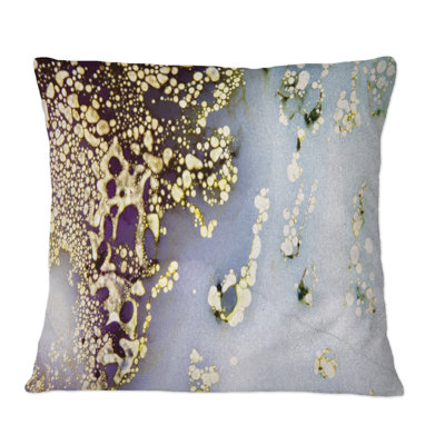 Coussin Glitter Drops On - bleu clair