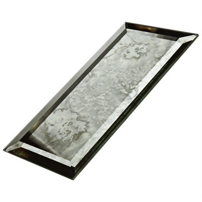 Lustre Beveled 3" x 6" Pressed Glass Singular Subway Tile