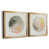 Toile encadrée dorée