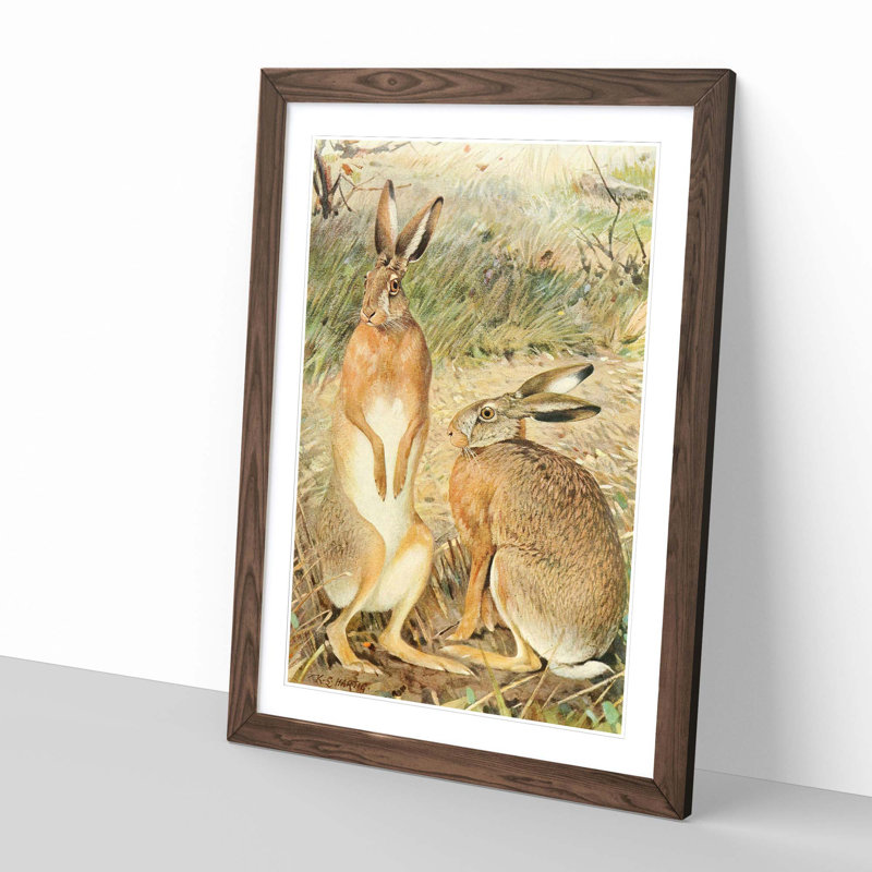 Karl Ludwig - Single Picture Frame Painting, Walnut