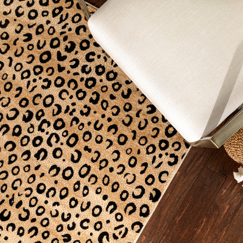 Tapis noir Moors, Tapis de couloir 2 pi 3 po x 7 pi 3 po