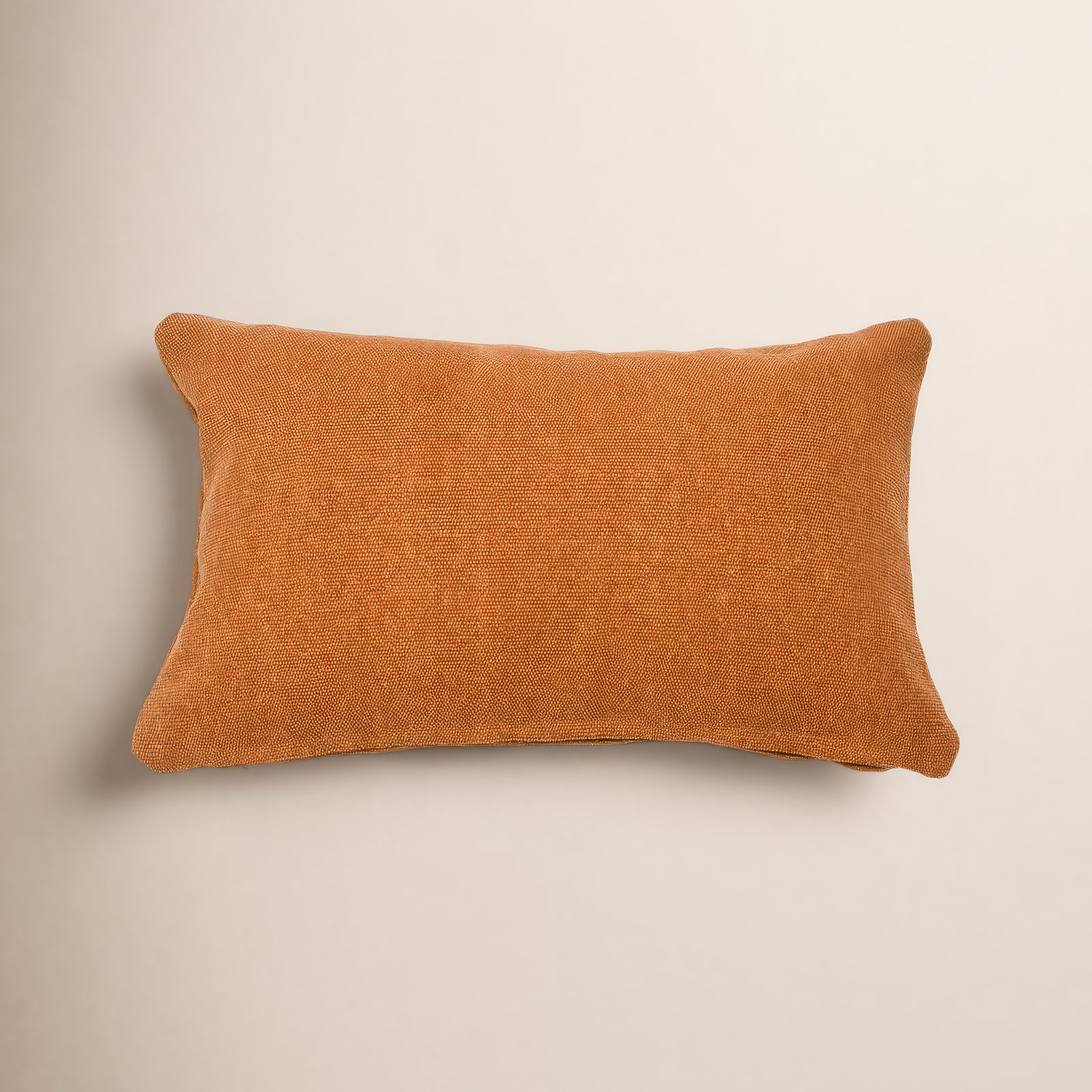 Almerton Cotton Lumbar Throw Pillow, Rust, Pillow Cover Only - No Insert