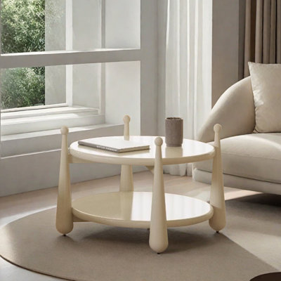 Cream style design coffee table