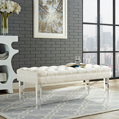 Banc en velours Valet