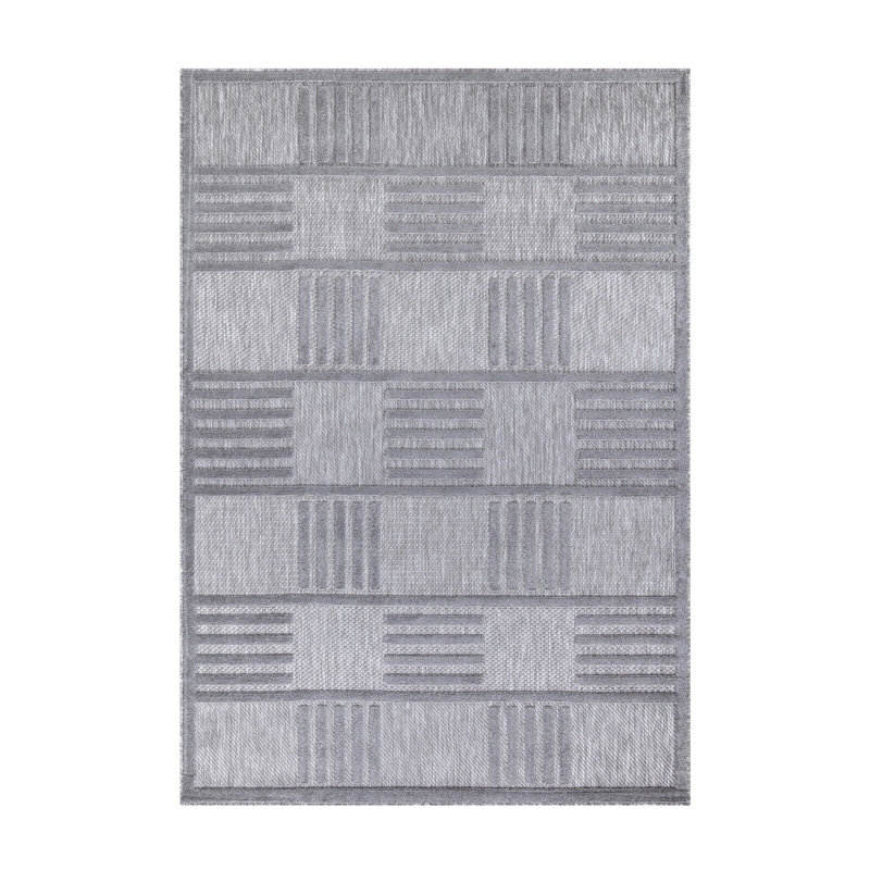 Meladee Geometric Indoor / Outdoor Area Rug, Rectangle 120 x 170cm