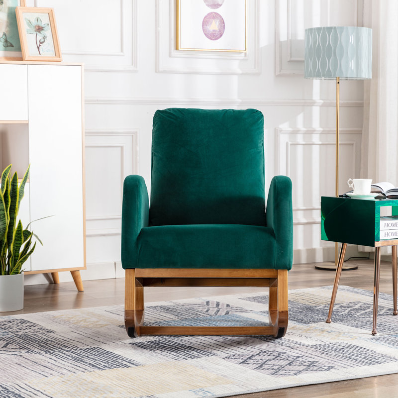 Chaise berçante Carriana, Vert