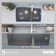 Karran Undermount Quartz Composite 33-1/2'' X 20-3/8'' 60/40 Double Bowl Kitchen Sink